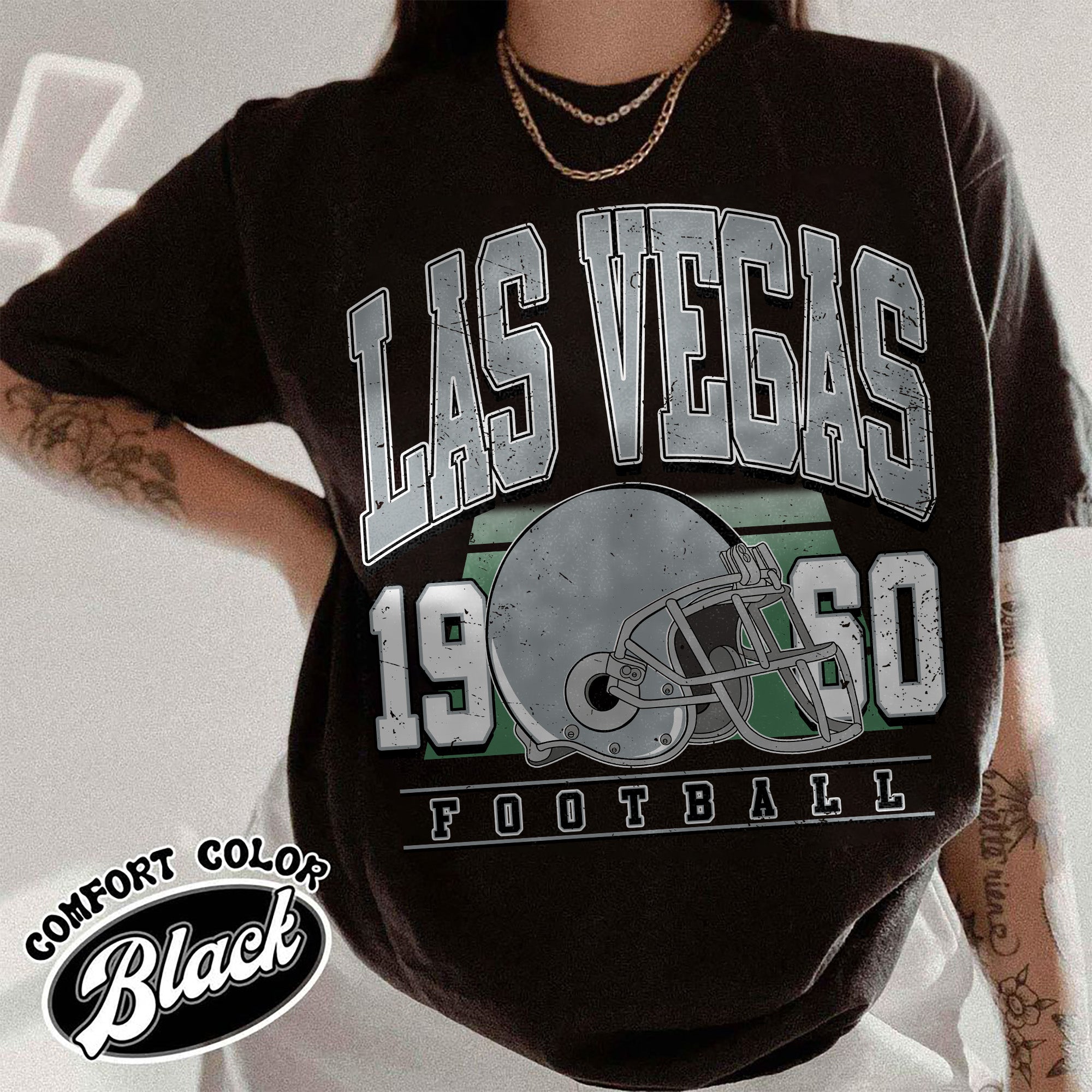 Unisex Las Vegas football vintage t-shirt for men and women