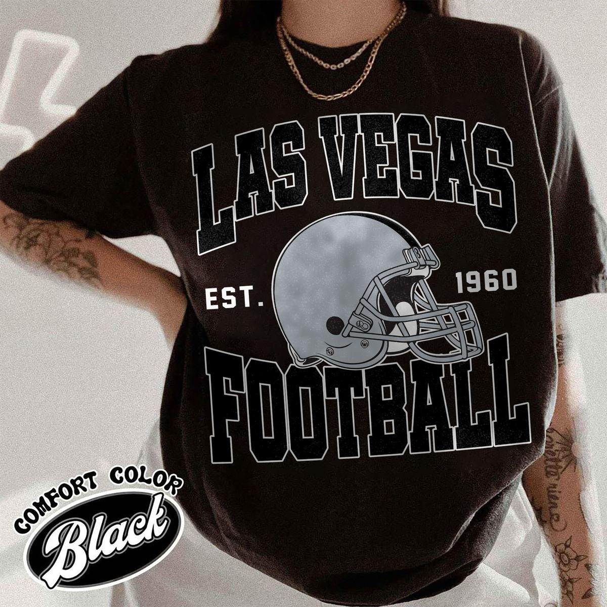 Unisex Las Vegas football vintage t-shirt for men and women
