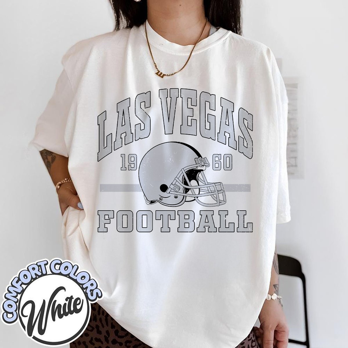 Unisex Las Vegas football vintage t-shirt for men and women