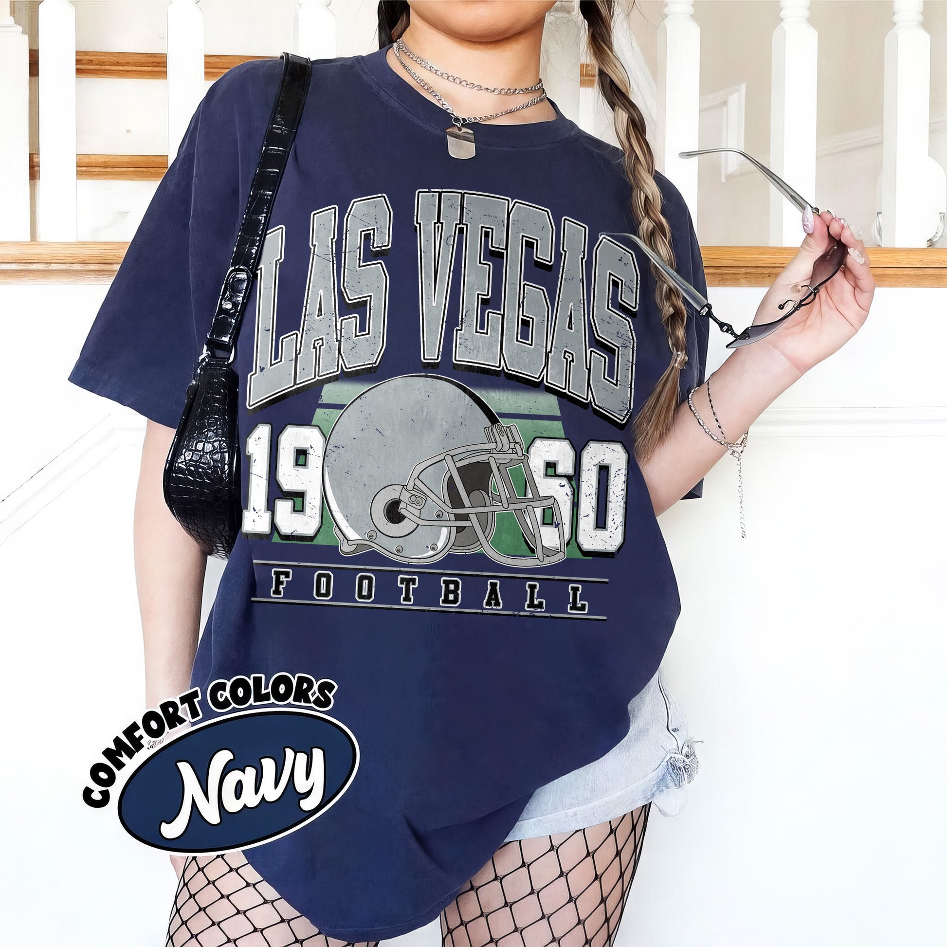 Unisex Las Vegas football vintage t-shirt for men and women