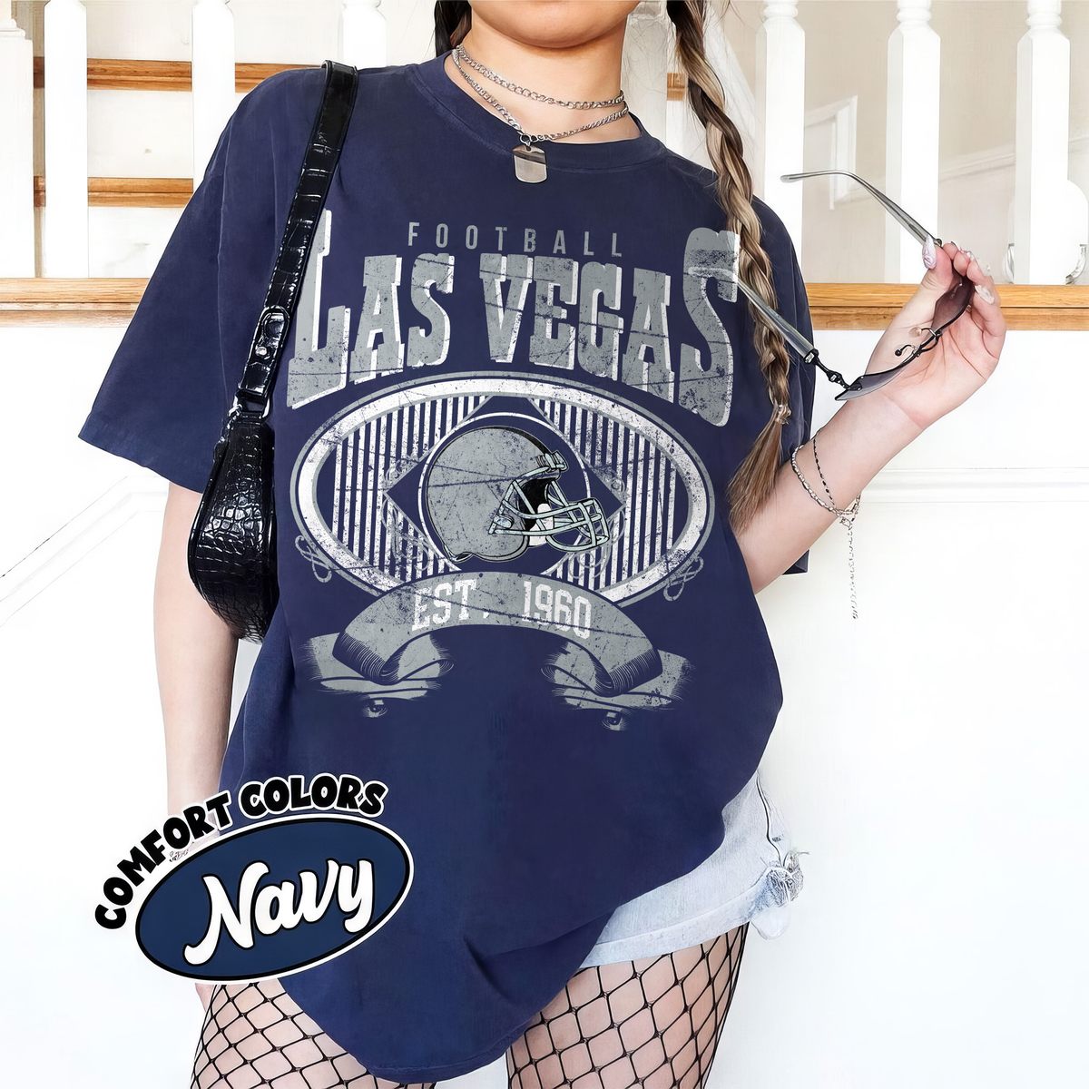 Unisex Las Vegas football vintage t-shirt for men and women