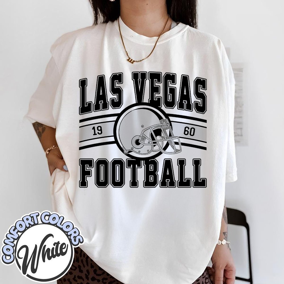 Unisex Las Vegas football vintage t-shirt for men and women