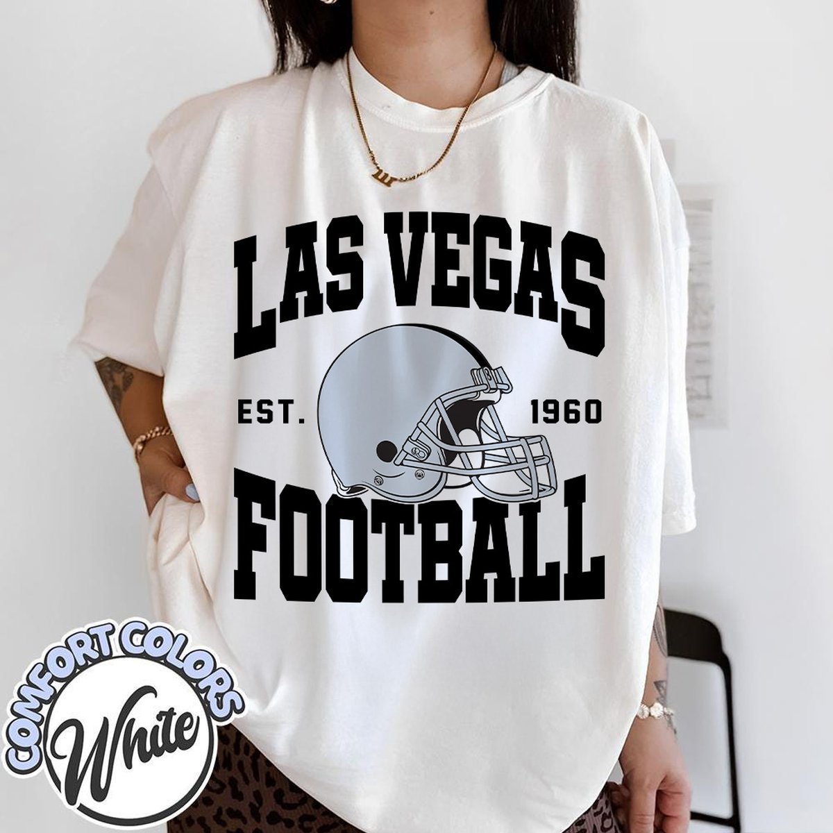 Unisex Las Vegas football vintage t-shirt for men and women