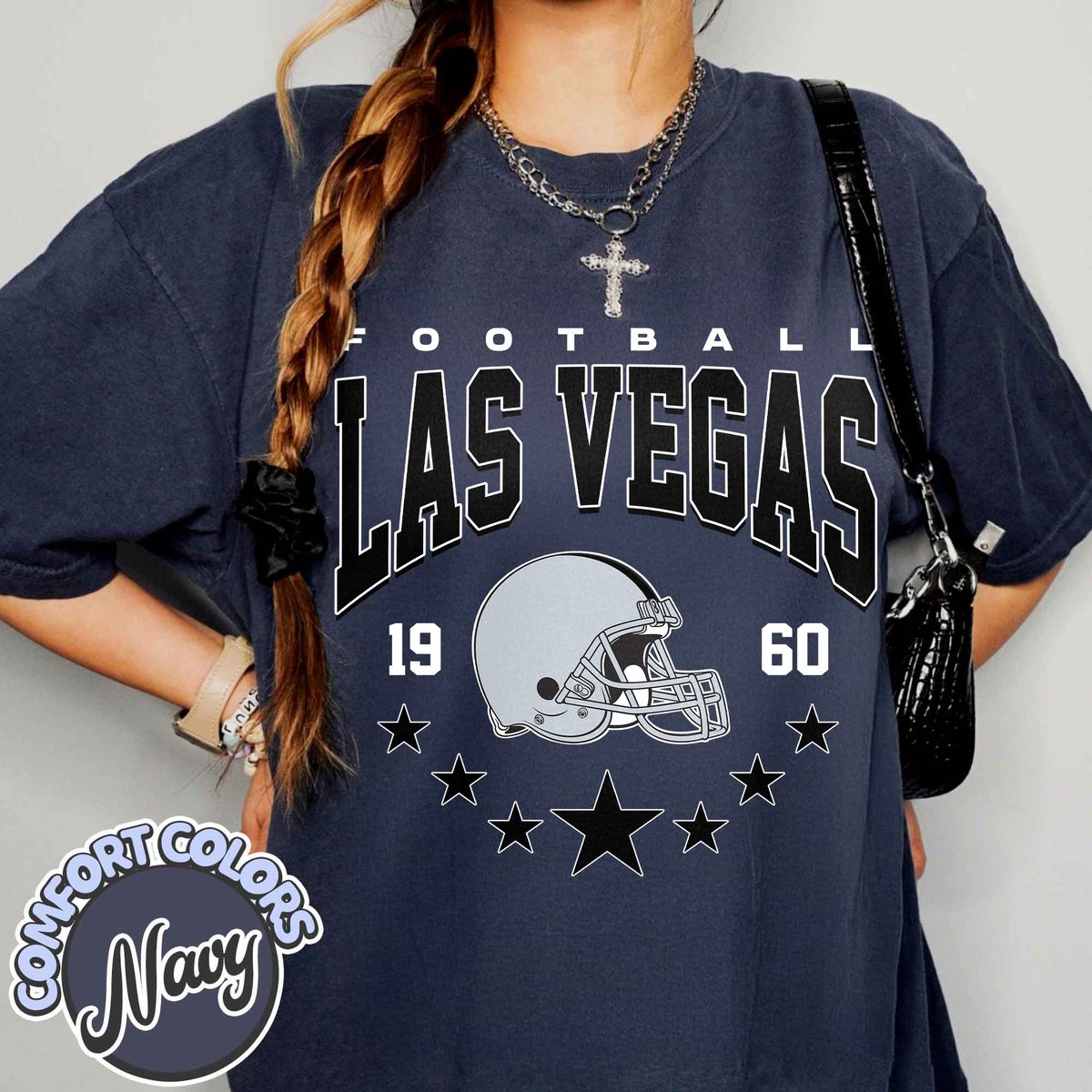Unisex Las Vegas football vintage t-shirt for men and women