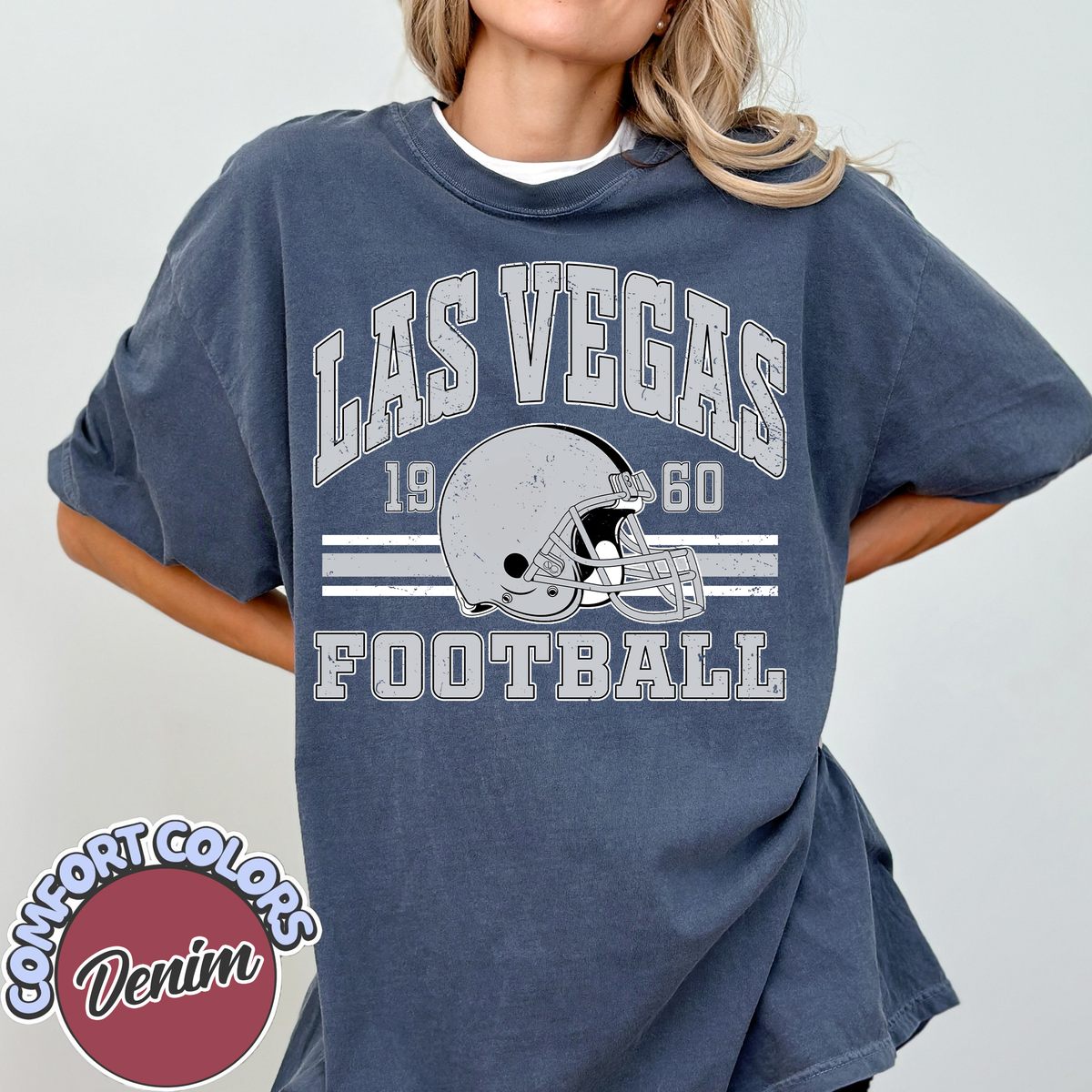 Unisex Las Vegas football vintage t-shirt for men and women