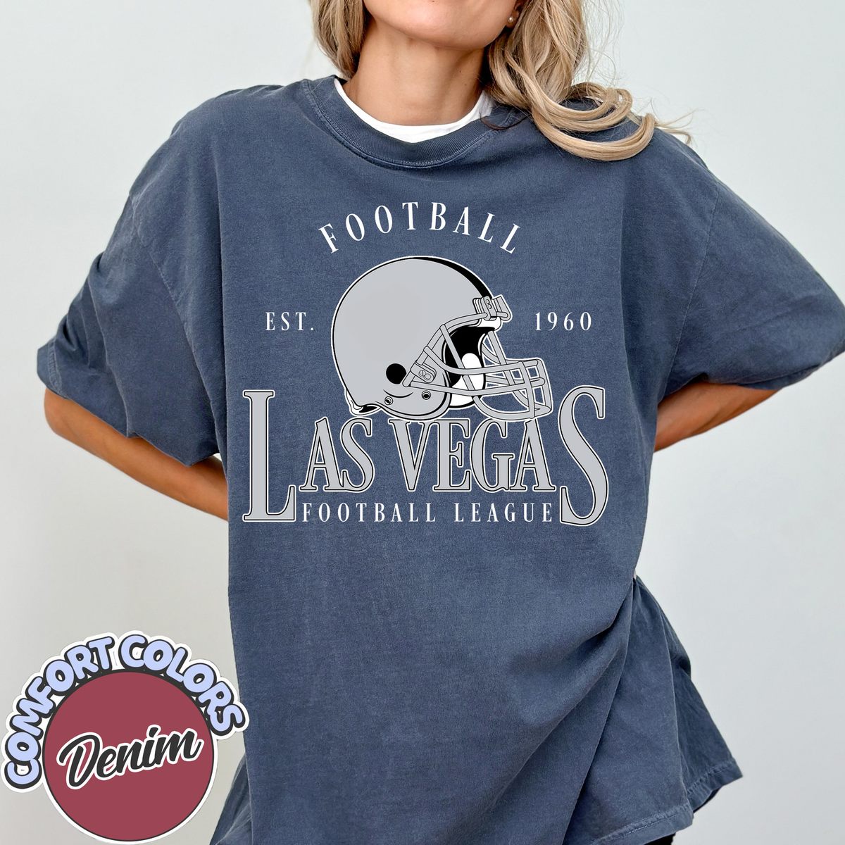 Unisex Las Vegas football vintage t-shirt for men and women
