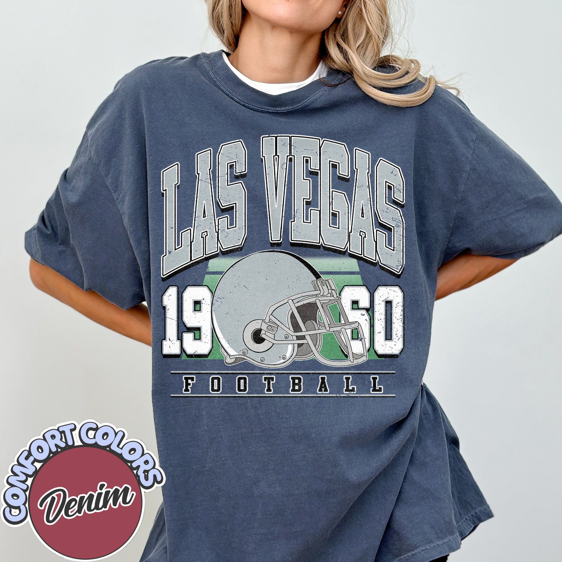 Unisex Las Vegas football vintage t-shirt for men and women