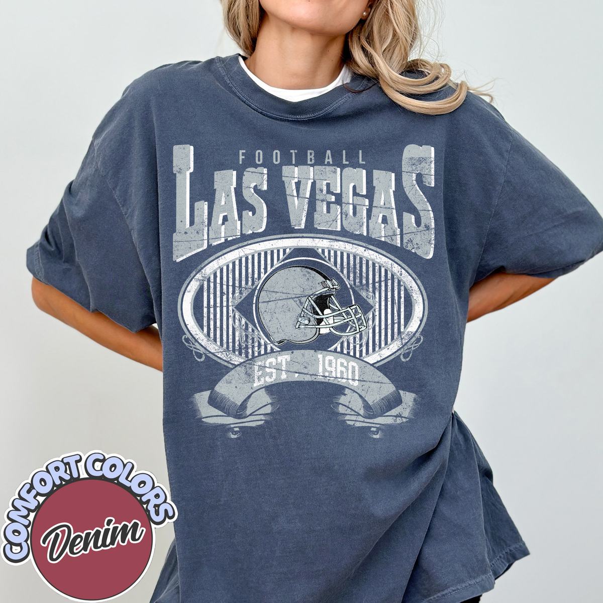 Unisex Las Vegas football vintage t-shirt for men and women