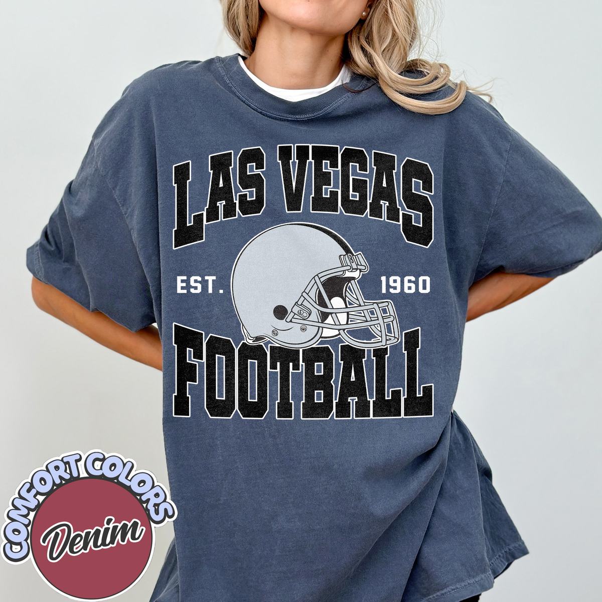 Unisex Las Vegas football vintage t-shirt for men and women