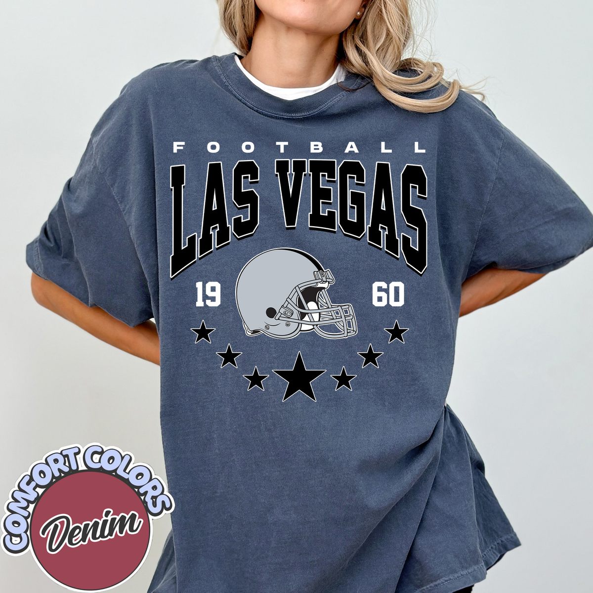 Unisex Las Vegas football vintage t-shirt for men and women
