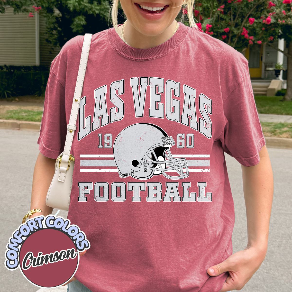 Unisex Las Vegas football vintage t-shirt for men and women