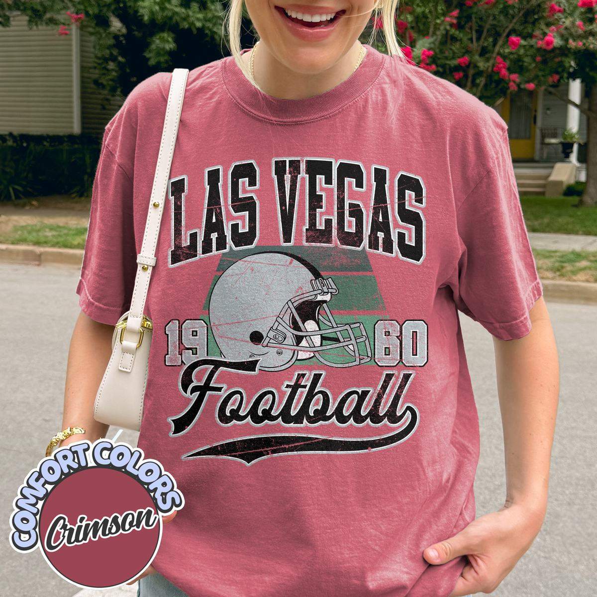 Unisex Las Vegas football vintage t-shirt for men and women