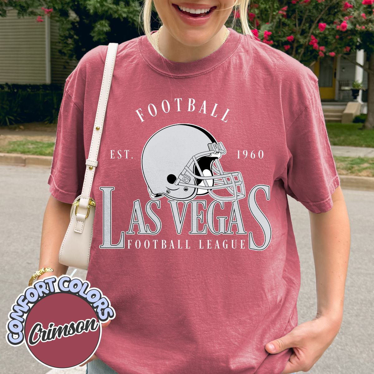 Unisex Las Vegas football vintage t-shirt for men and women