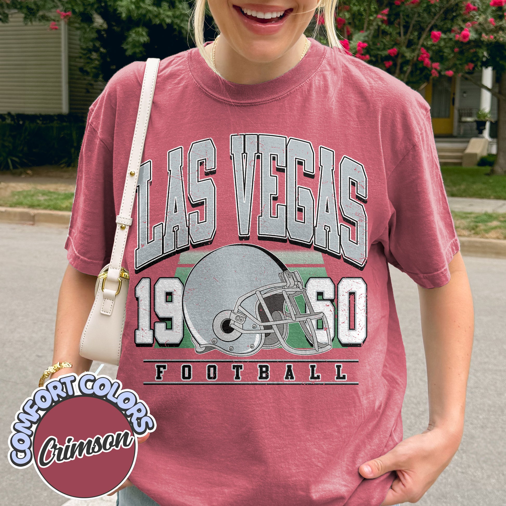 Unisex Las Vegas football vintage t-shirt for men and women