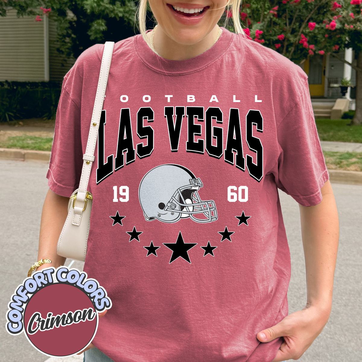 Unisex Las Vegas football vintage t-shirt for men and women