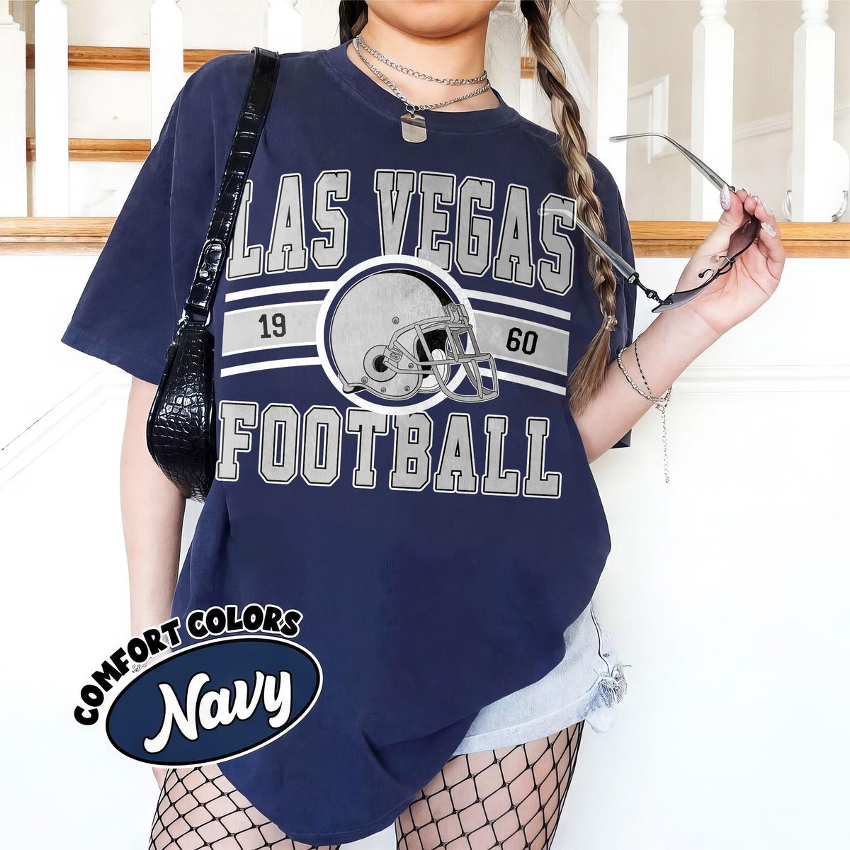Unisex Las Vegas football vintage t-shirt for men and women