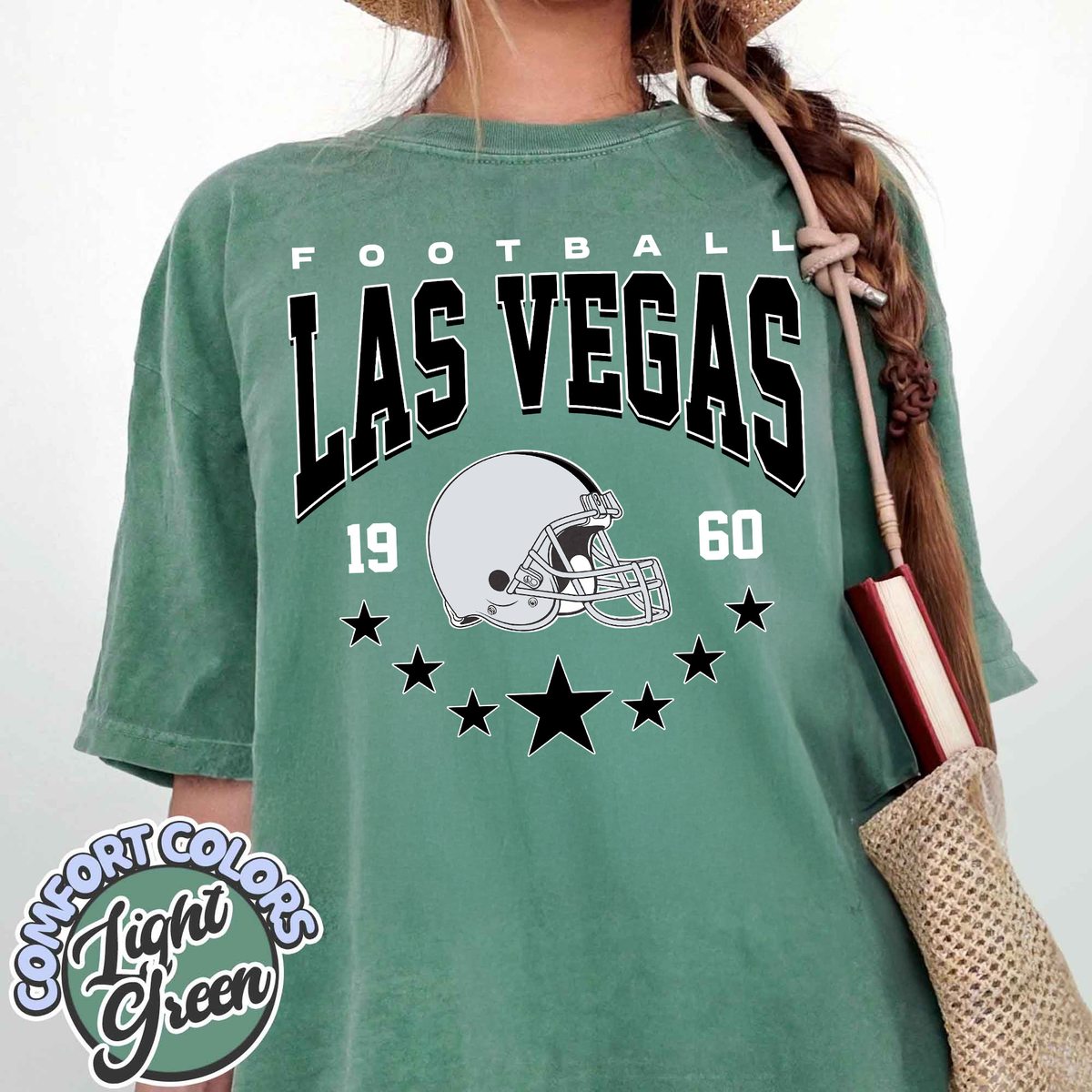 Unisex Las Vegas football vintage t-shirt for men and women