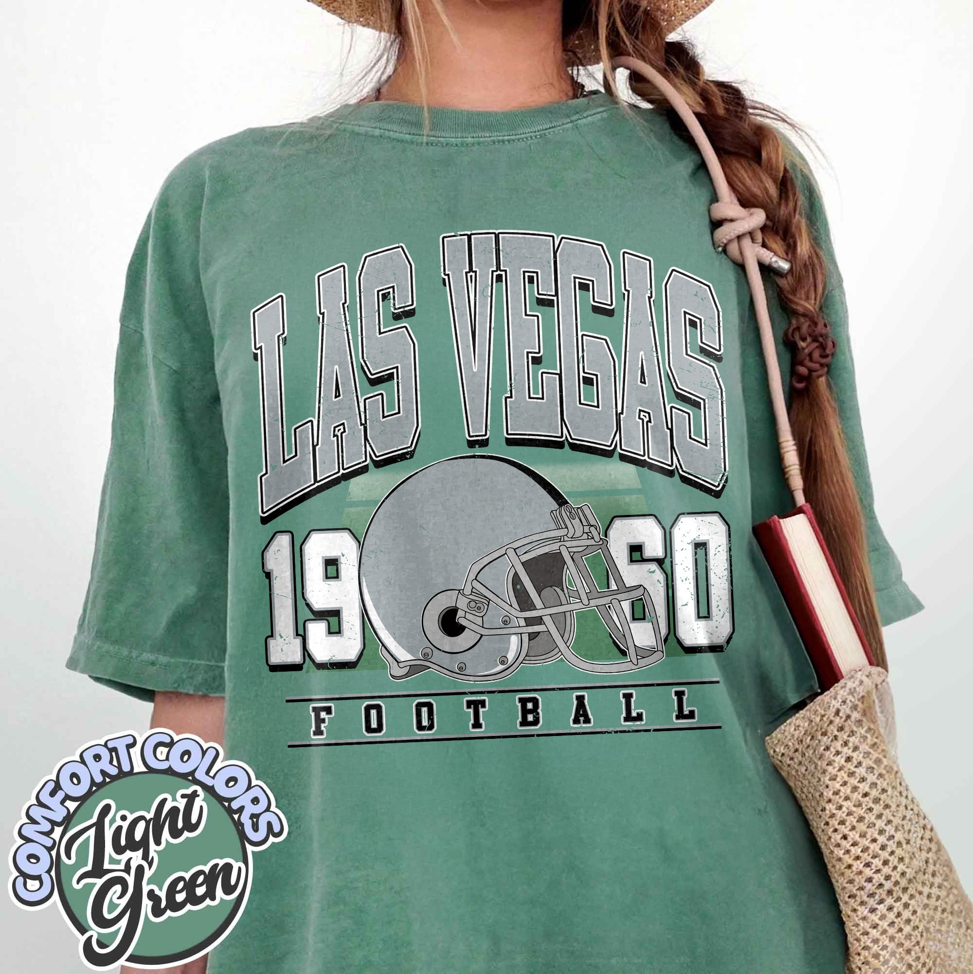 Unisex Las Vegas football vintage t-shirt for men and women