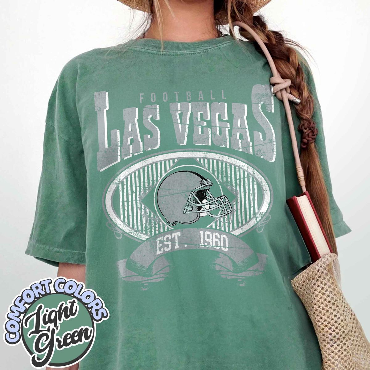 Unisex Las Vegas football vintage t-shirt for men and women