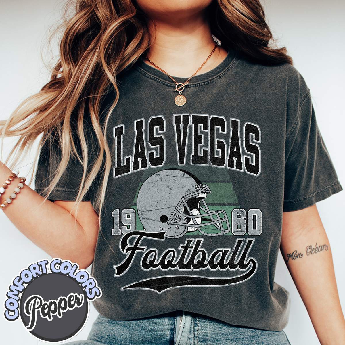 Unisex Las Vegas football vintage t-shirt for men and women