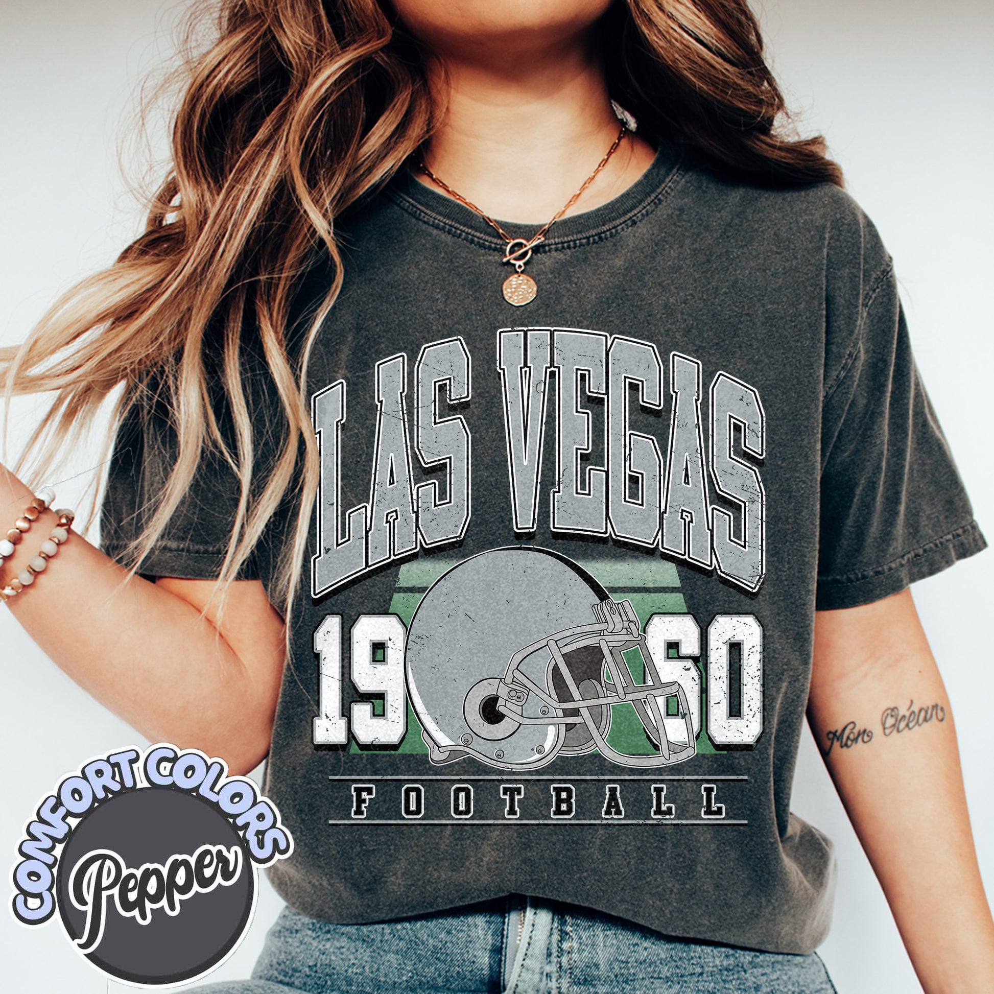 Unisex Las Vegas football vintage t-shirt for men and women