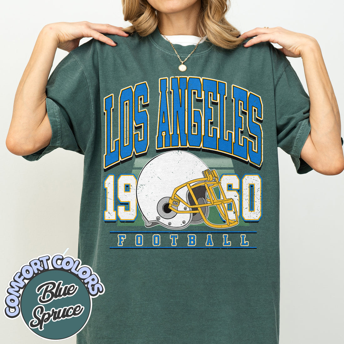 Unisex Los Angeles football vintage t-shirt for men and women