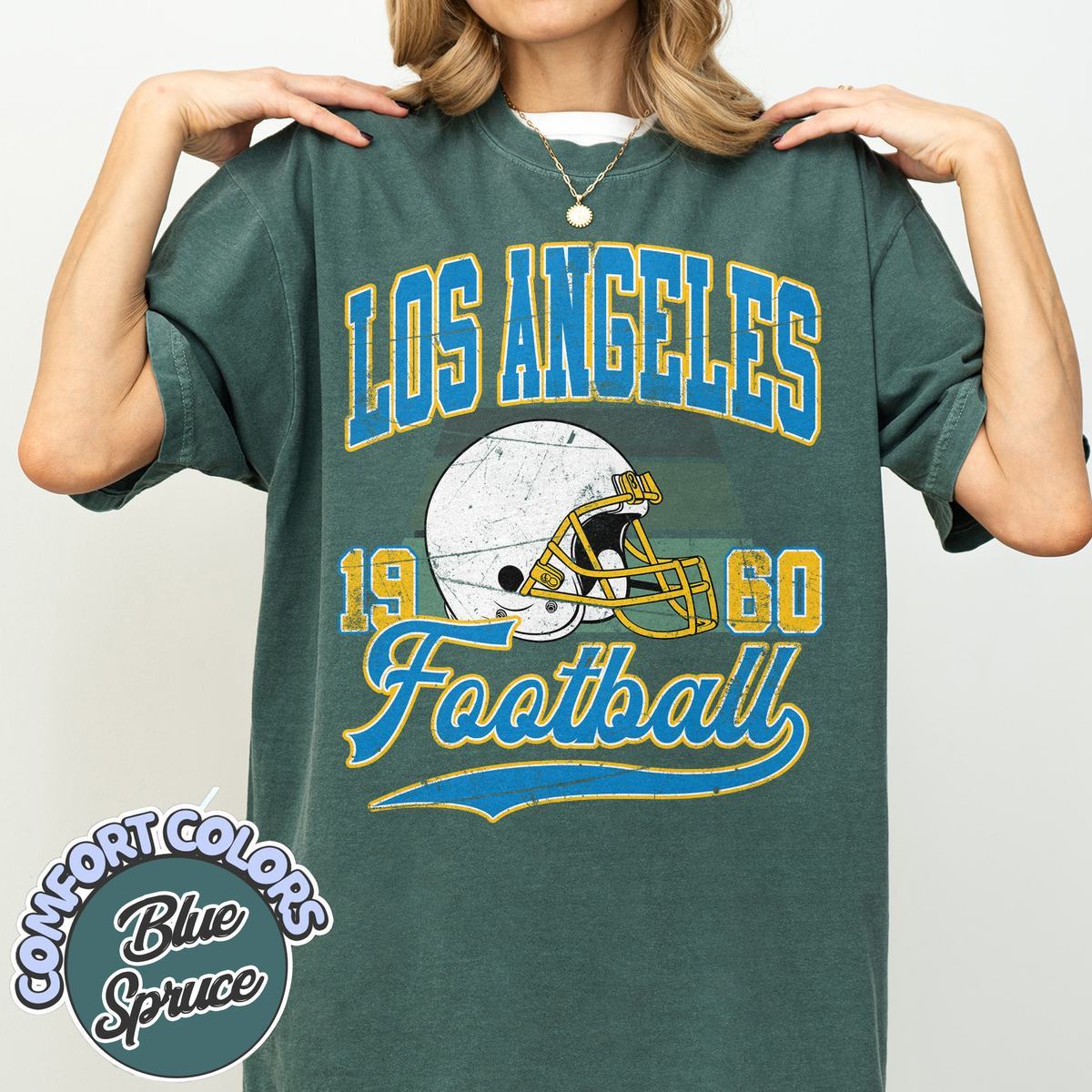 Unisex Los Angeles football vintage t-shirt for men and women