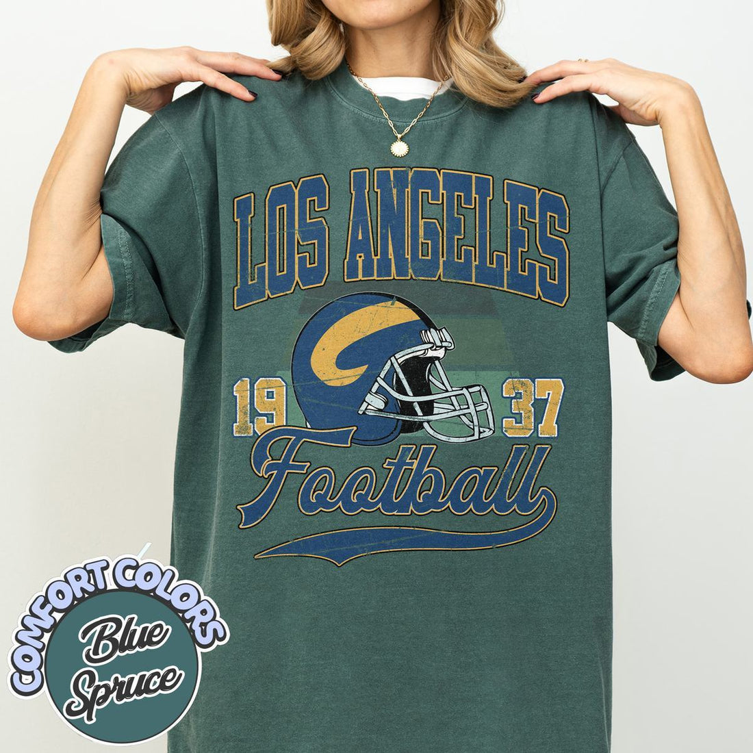 Unisex Los Angeles football vintage t-shirt for men and women