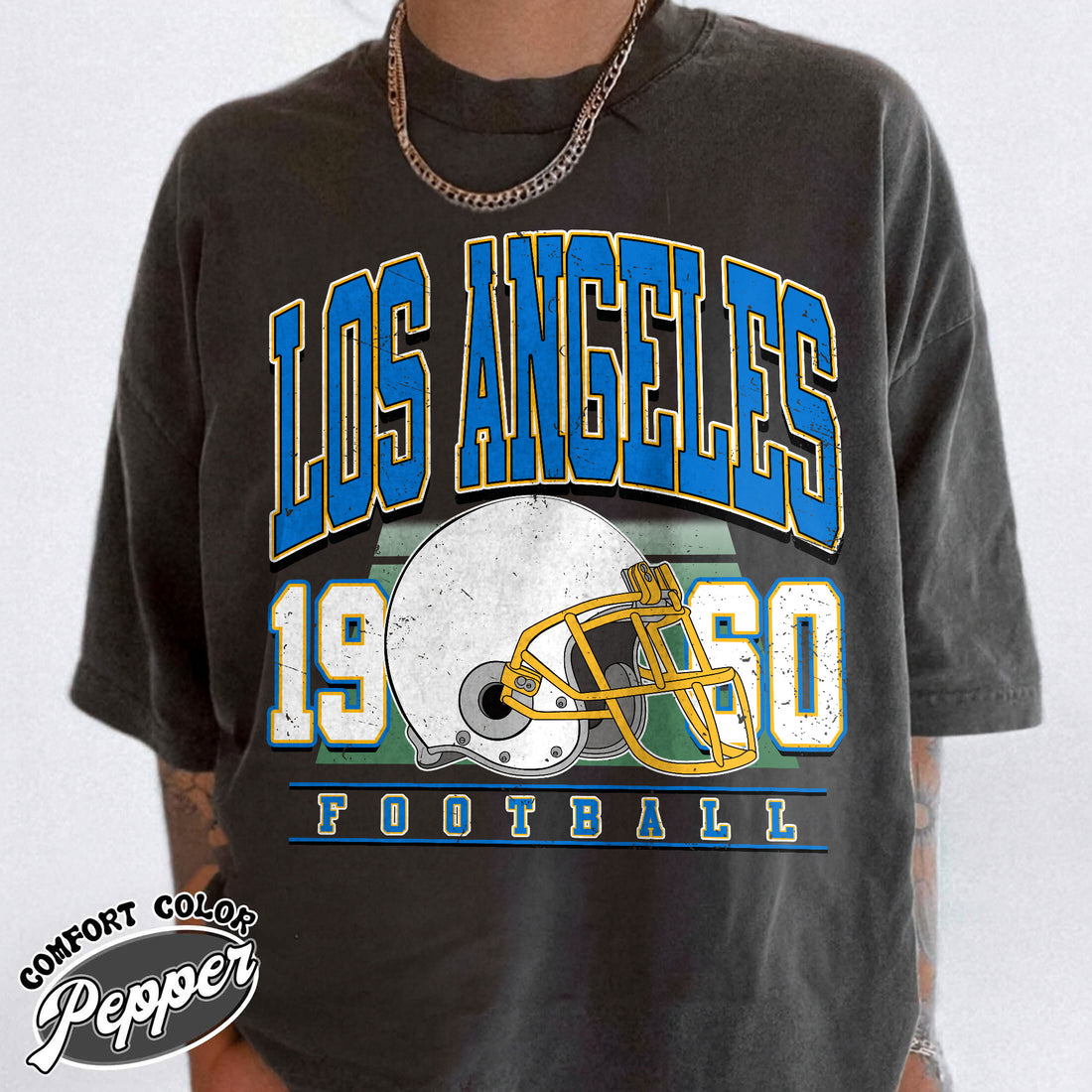 Unisex Los Angeles football vintage t-shirt for men and women