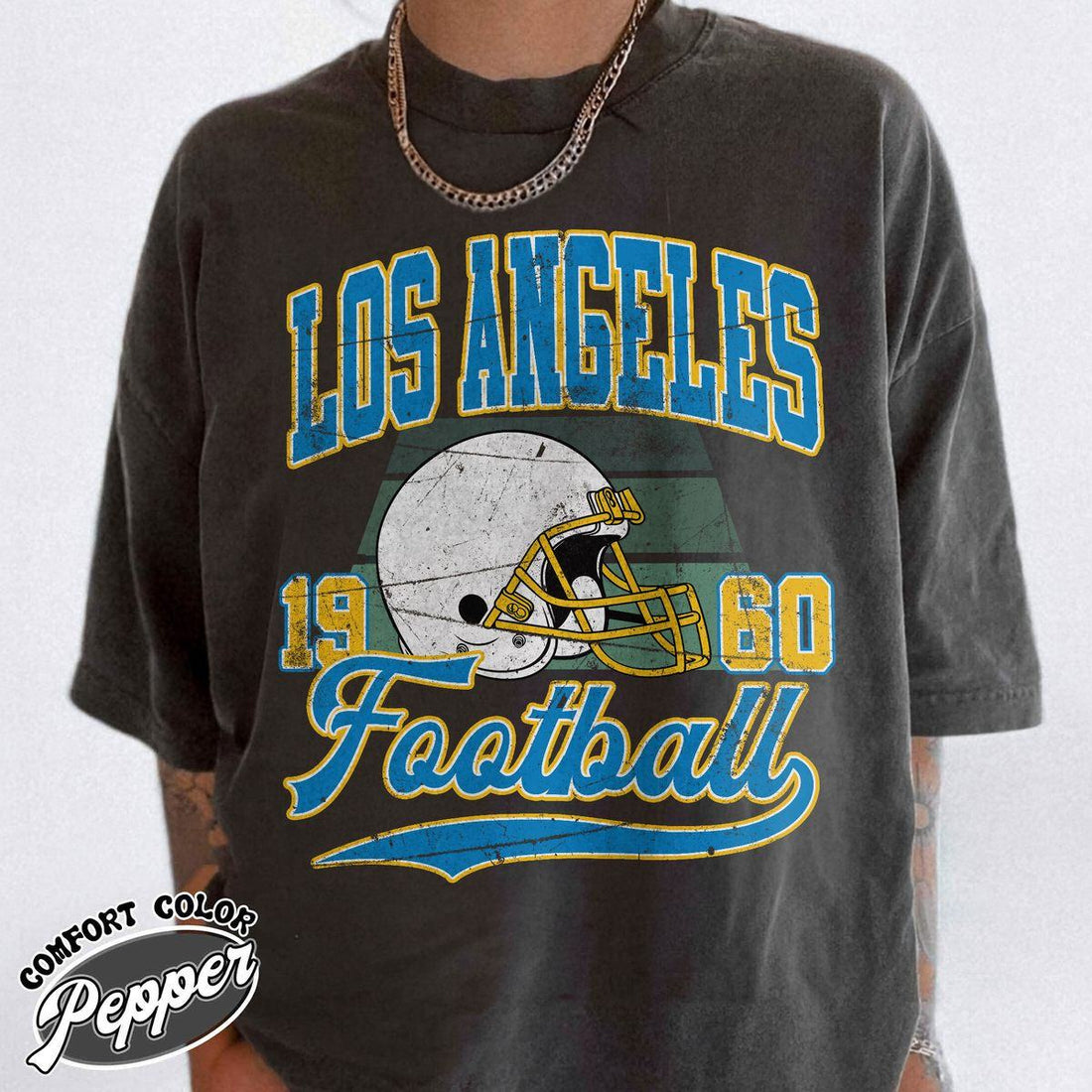 Unisex Los Angeles football vintage t-shirt for men and women