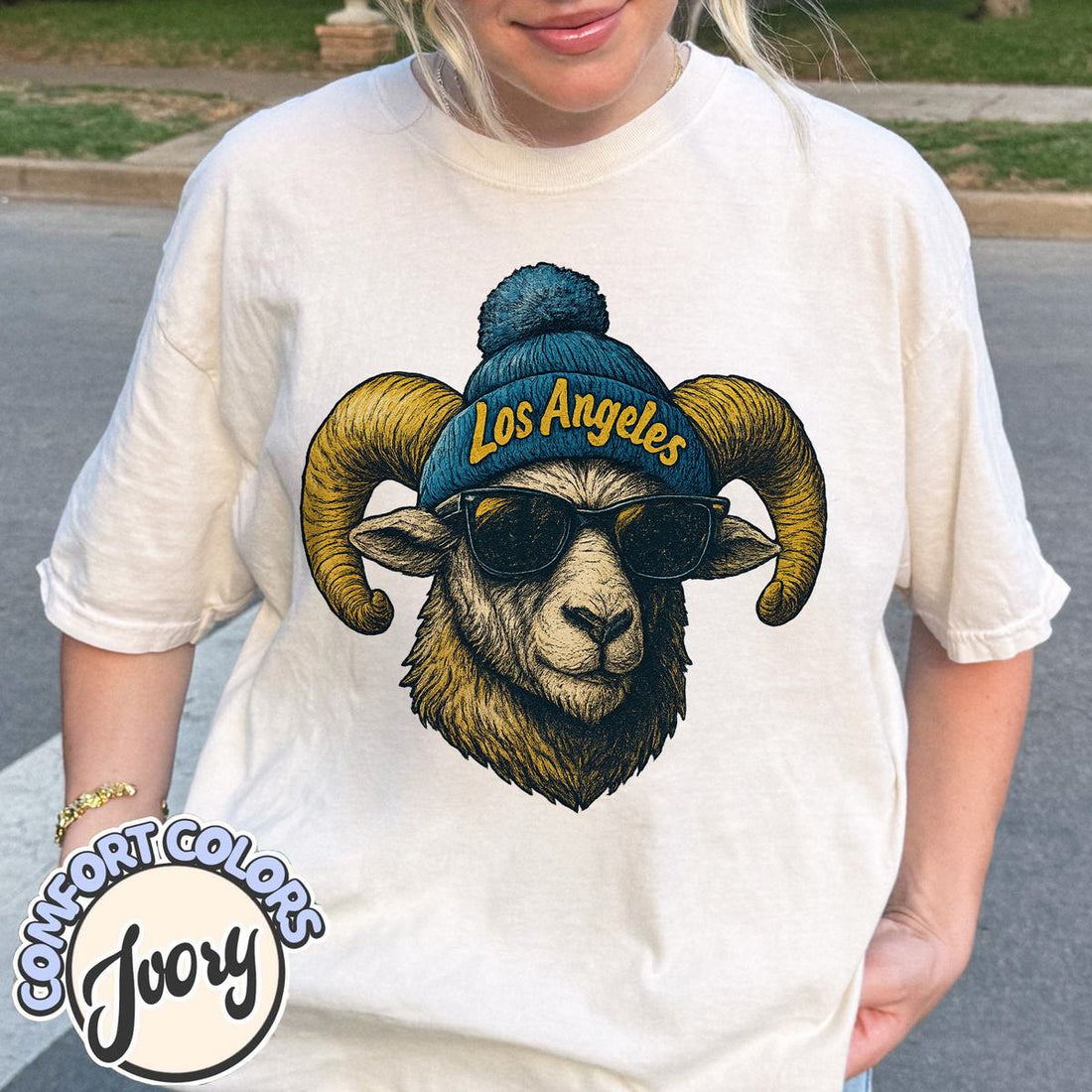 Unisex Los Angeles football vintage t-shirt for men and women
