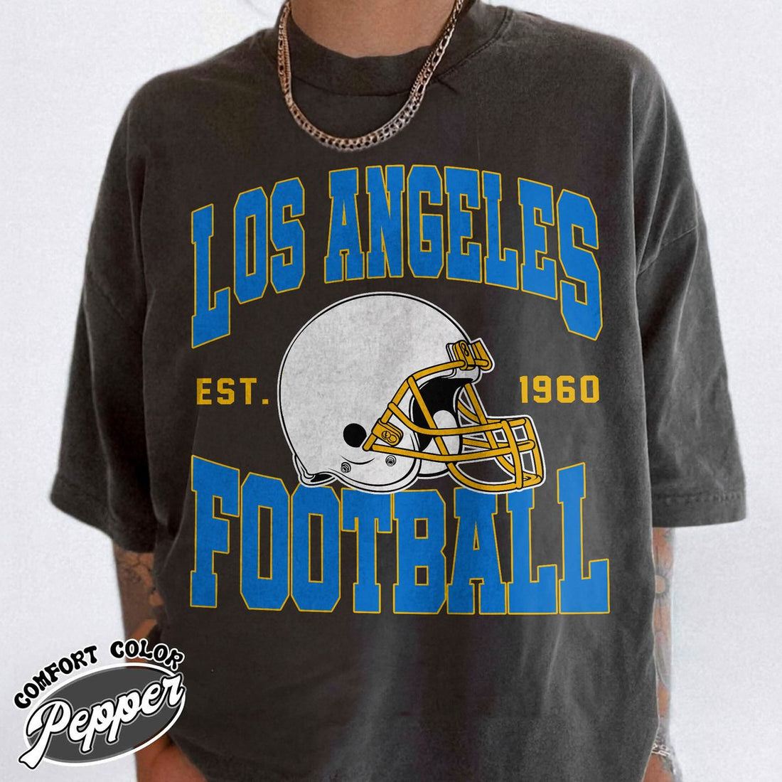Unisex Los Angeles football vintage t-shirt for men and women