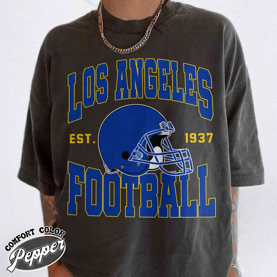 Unisex Los Angeles football vintage t-shirt for men and women