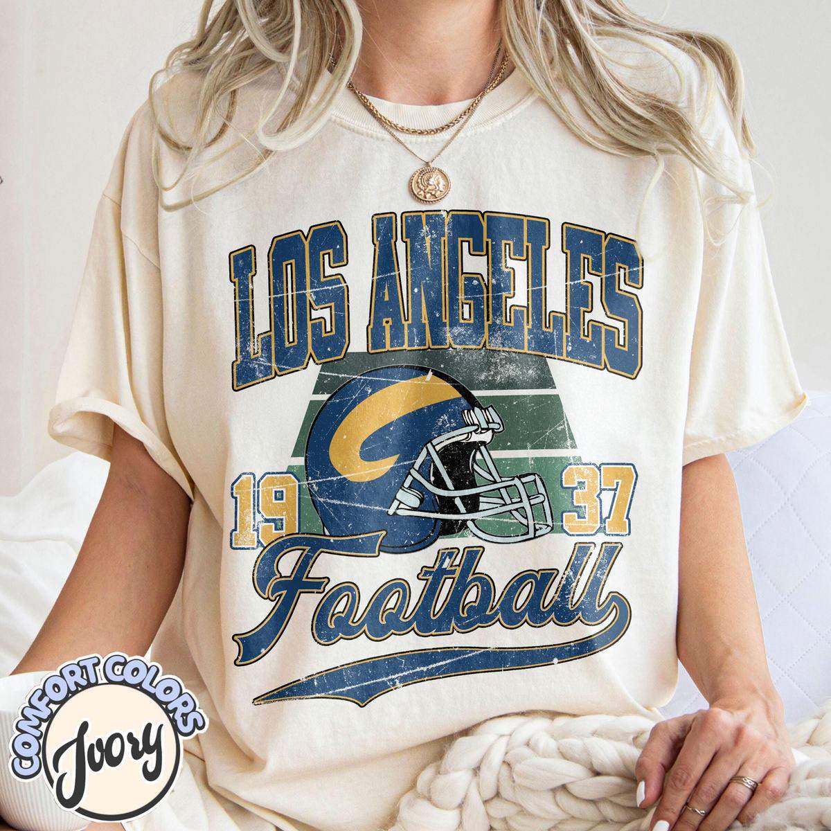 Unisex Los Angeles football vintage t-shirt for men and women