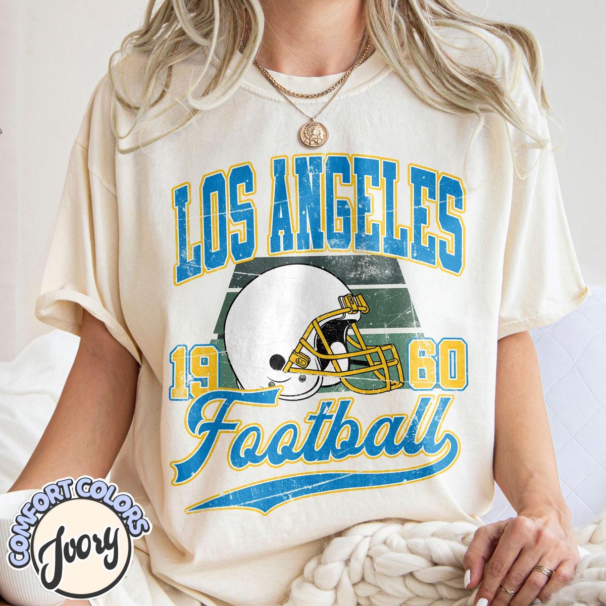 Unisex Los Angeles football vintage t-shirt for men and women