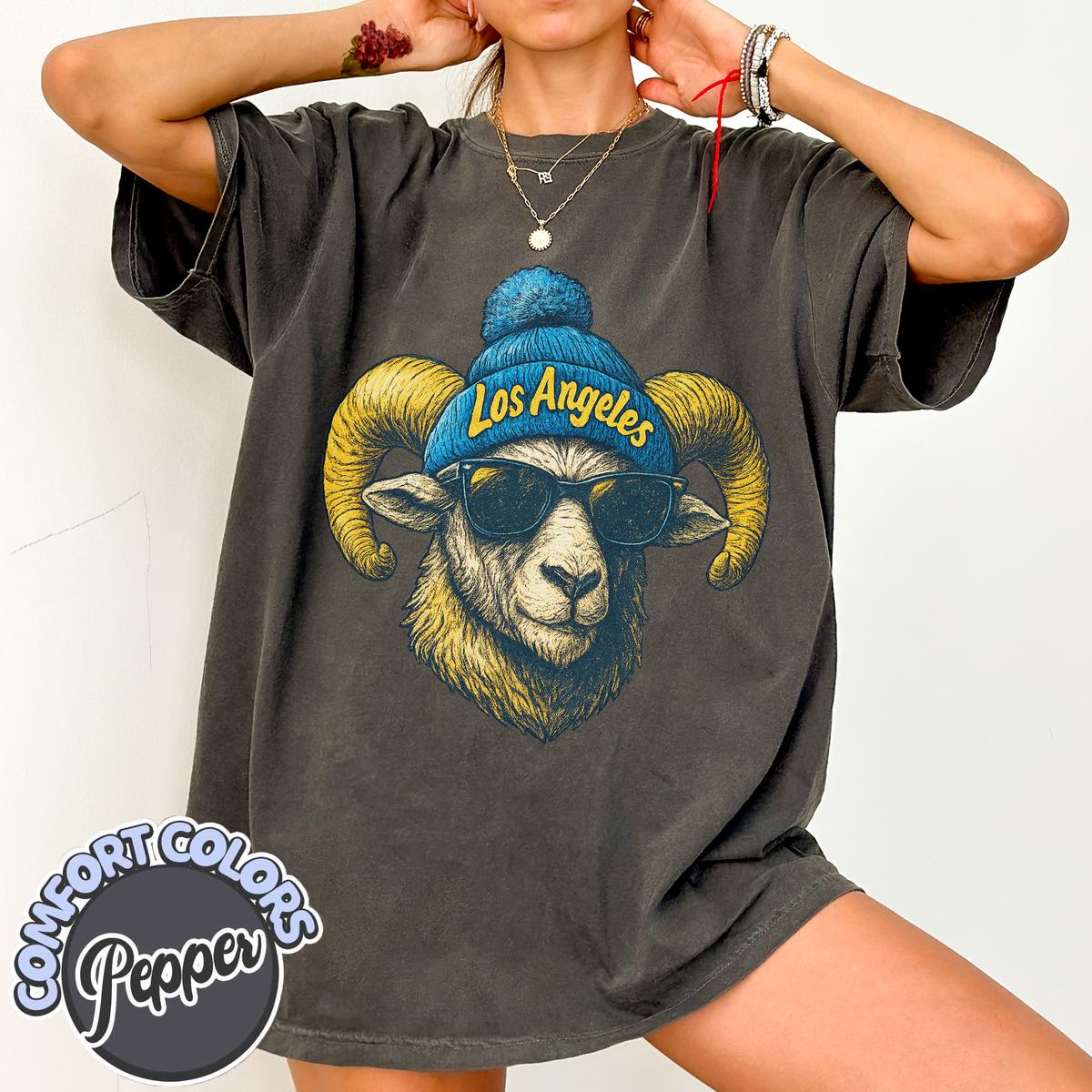 Unisex Los Angeles football vintage t-shirt for men and women