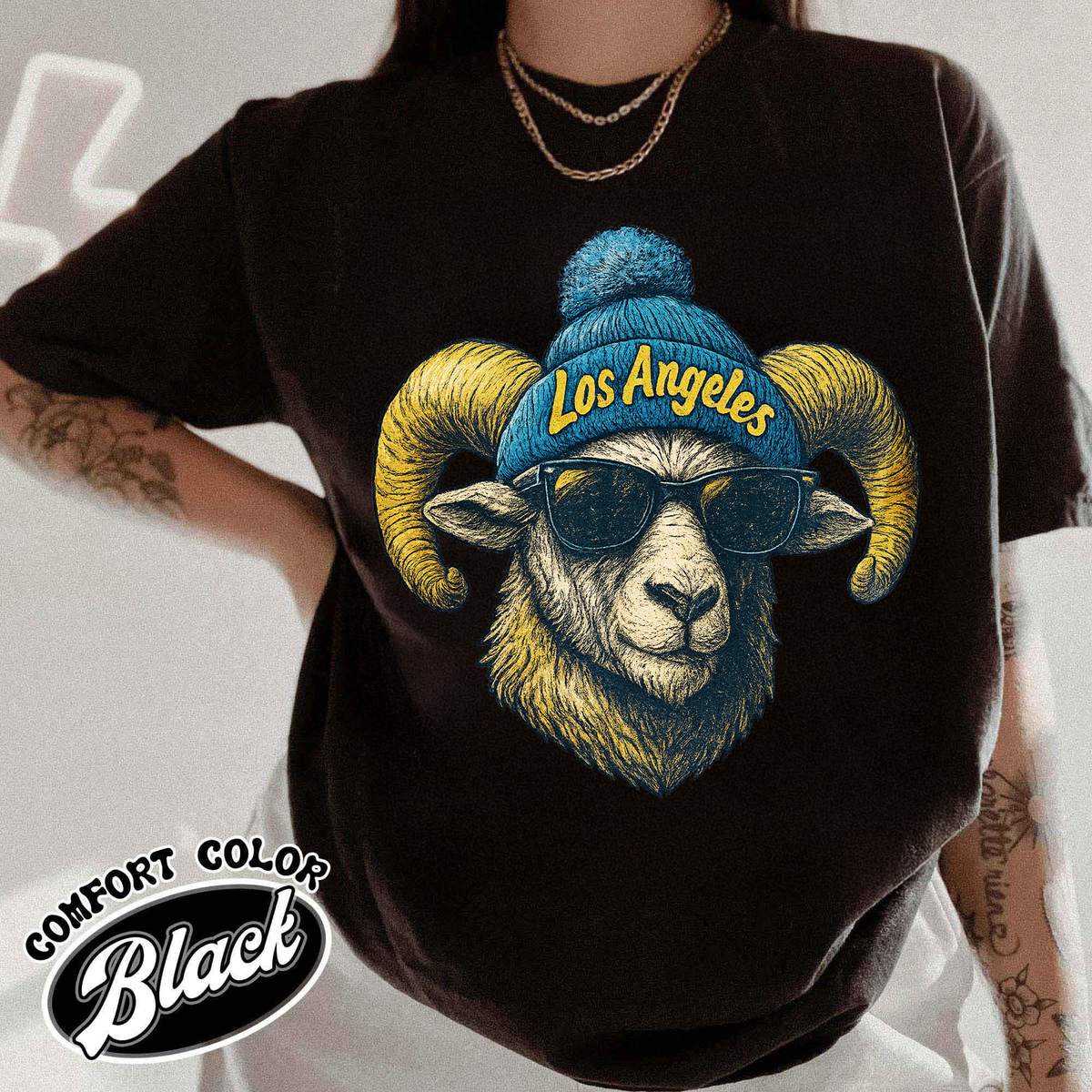 Unisex Los Angeles football vintage t-shirt for men and women