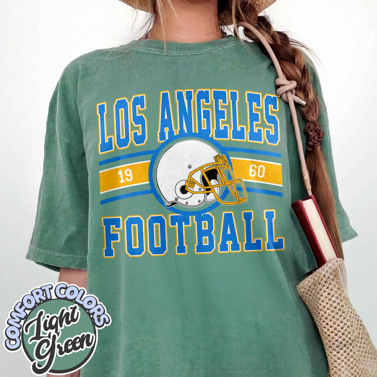 Unisex Los Angeles football vintage t-shirt for men and women