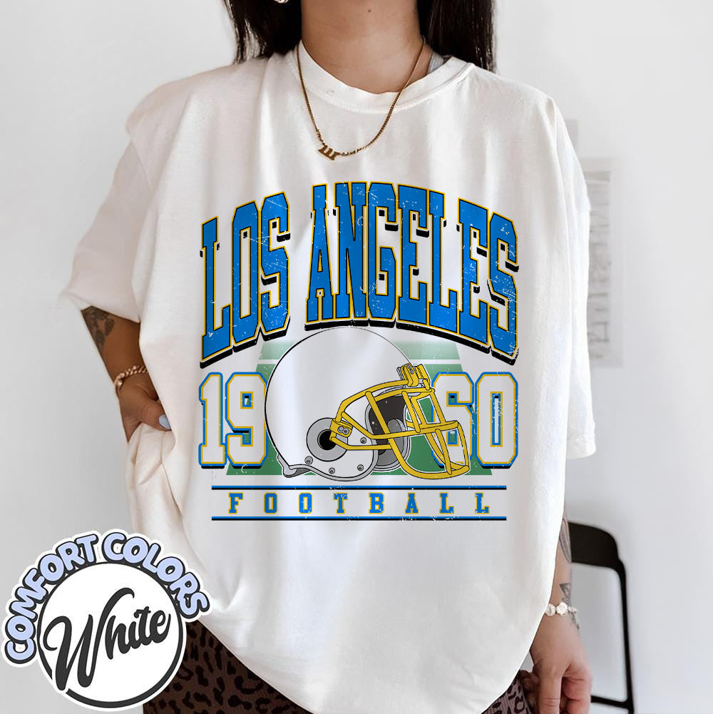 Unisex Los Angeles football vintage t-shirt for men and women
