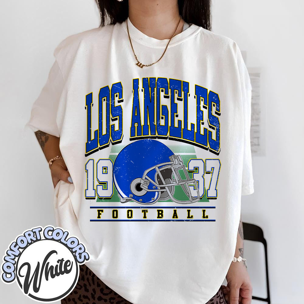 Unisex Los Angeles football vintage t-shirt for men and women