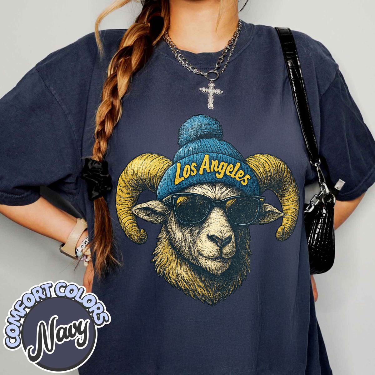 Unisex Los Angeles football vintage t-shirt for men and women