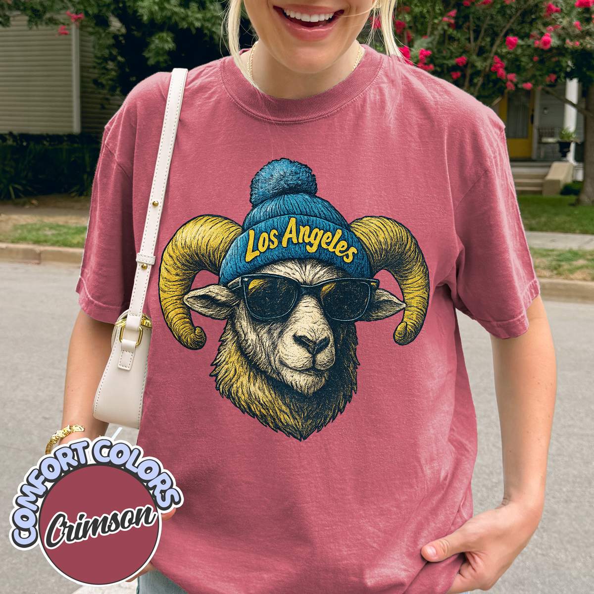 Unisex Los Angeles football vintage t-shirt for men and women
