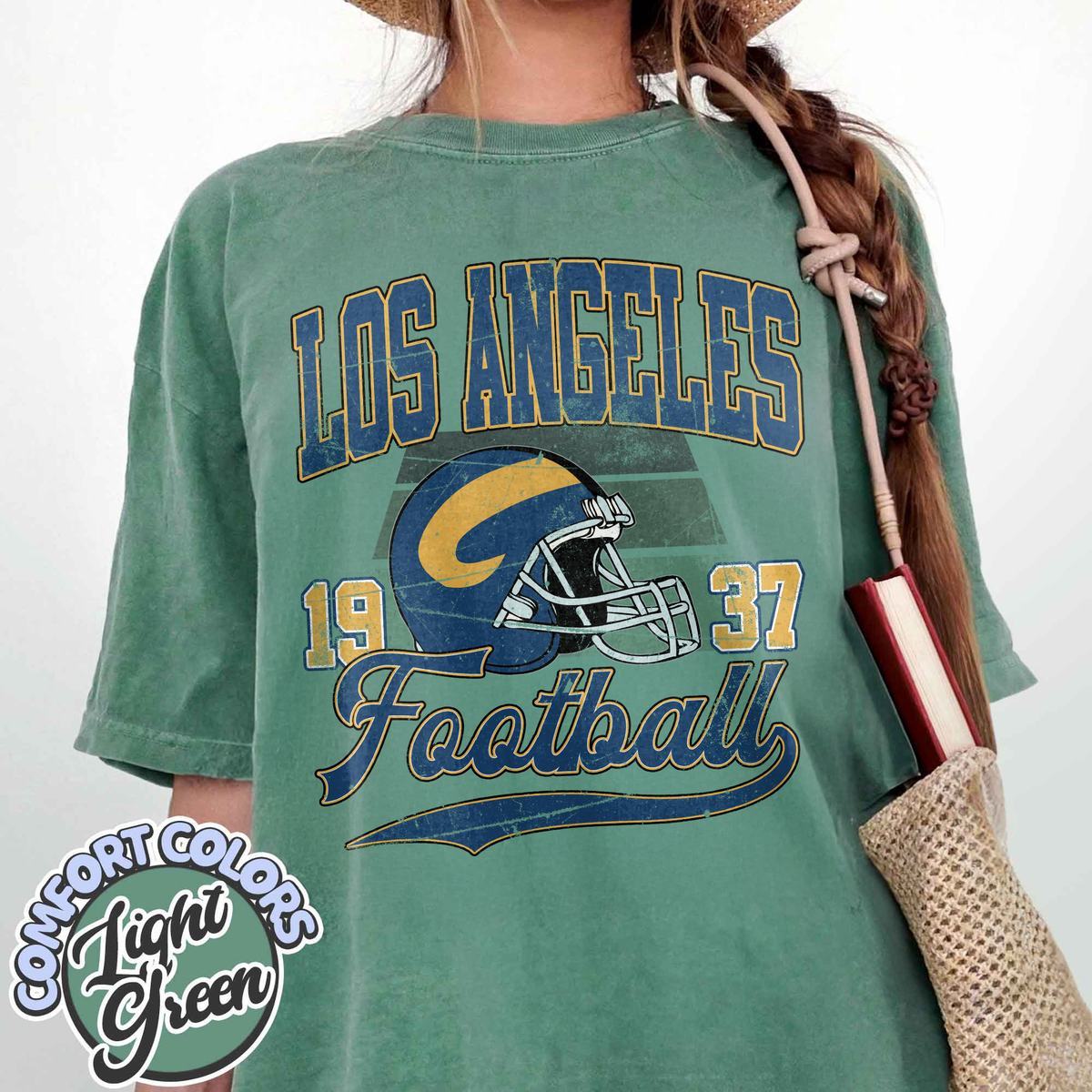 Unisex Los Angeles football vintage t-shirt for men and women