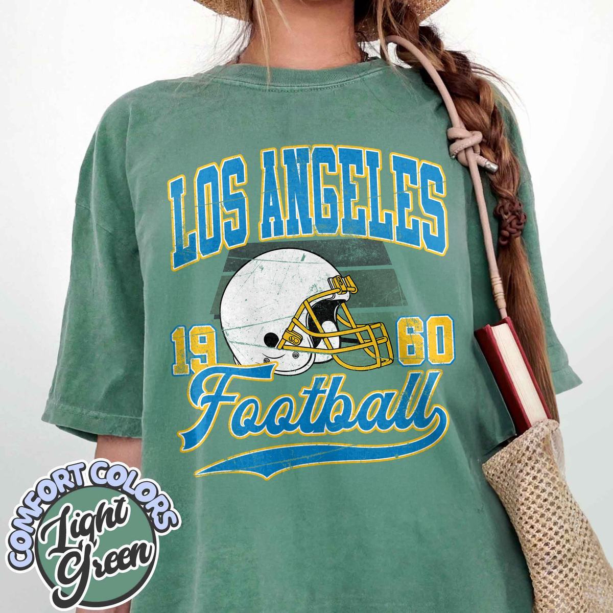 Unisex Los Angeles football vintage t-shirt for men and women