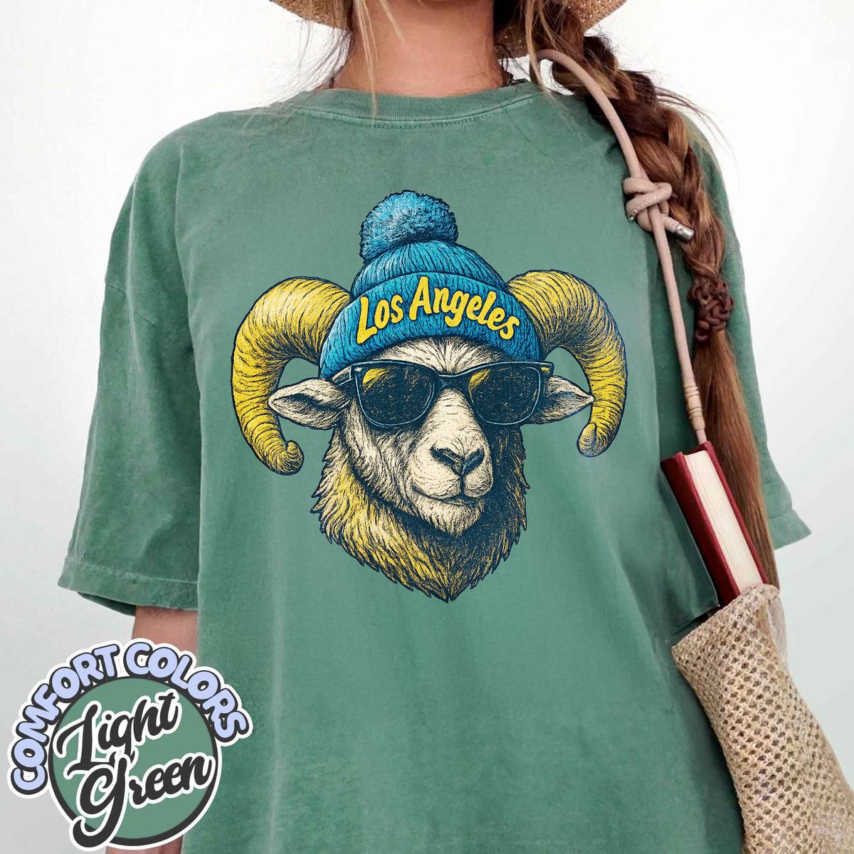 Unisex Los Angeles football vintage t-shirt for men and women