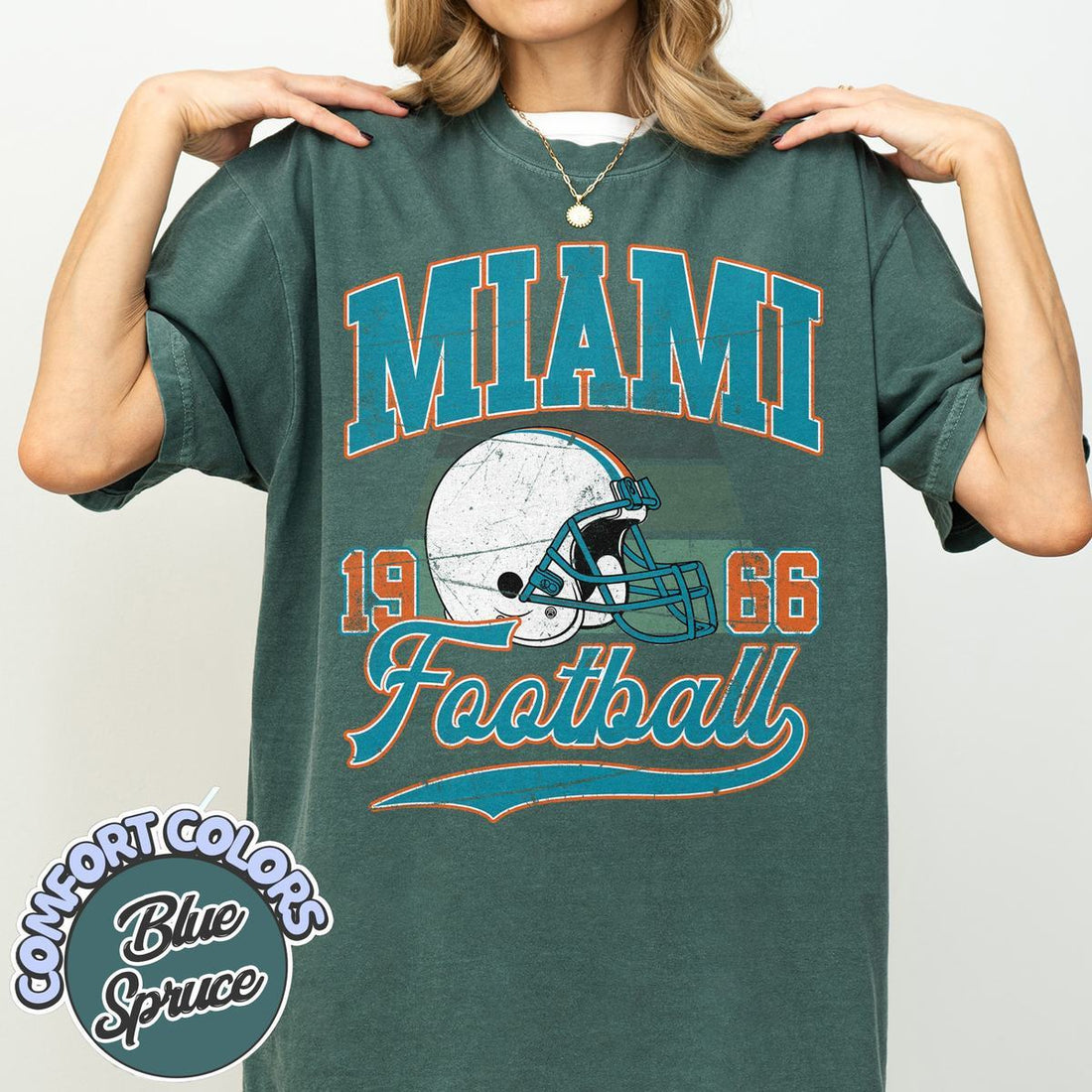 Unisex Miami football vintage t-shirt for men and women
