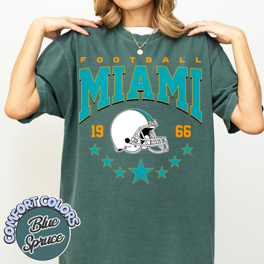 Unisex Miami football vintage t-shirt for men and women
