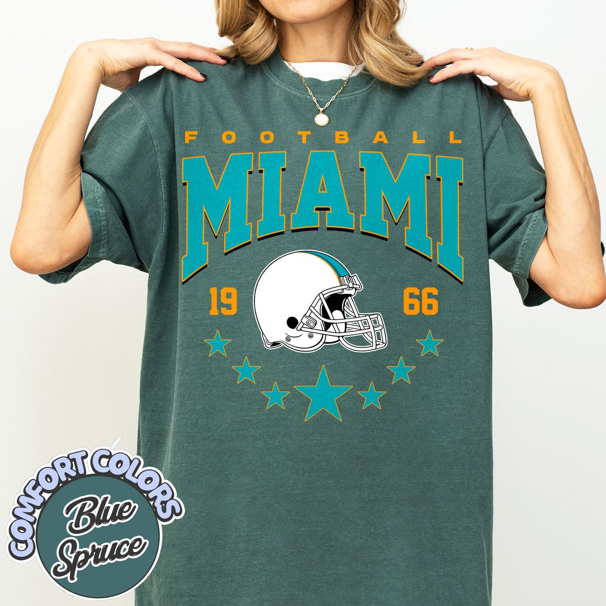 Unisex Miami football vintage t-shirt for men and women
