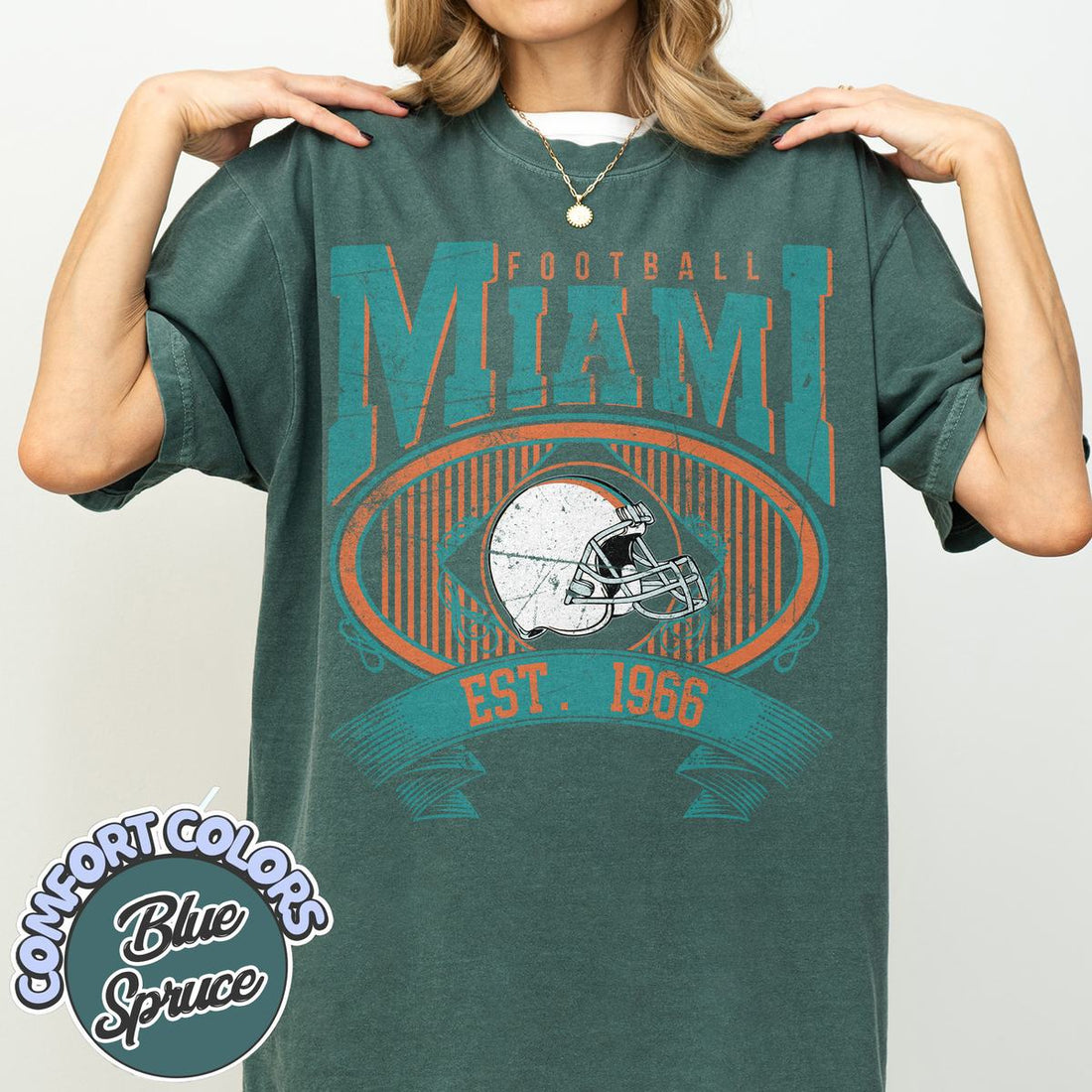 Unisex Miami football vintage t-shirt for men and women