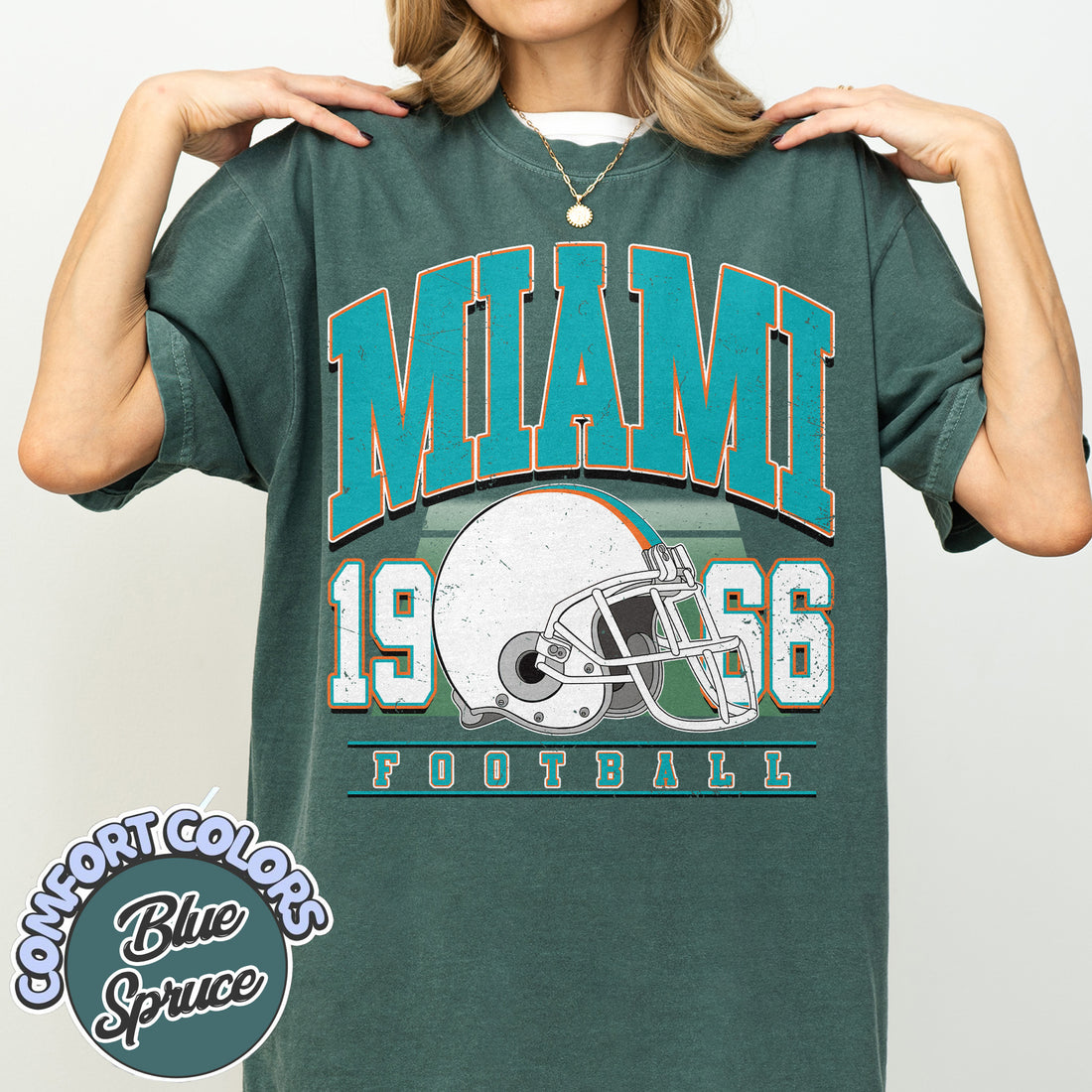 Unisex Miami football vintage t-shirt for men and women